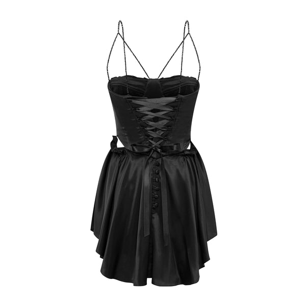 The Black Rose Corset Dress