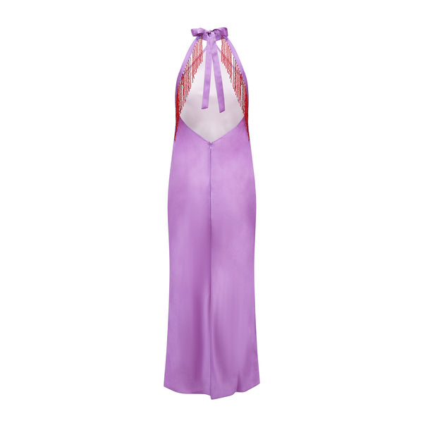 Daddy Vamp Silk Slip Dress