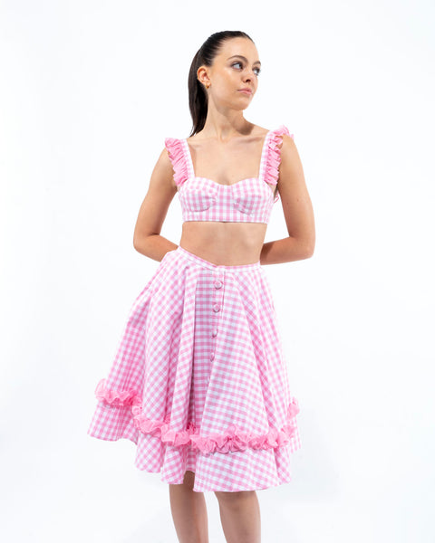 Gingham Skirt