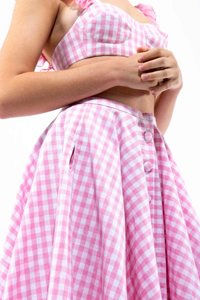 Gingham Skirt