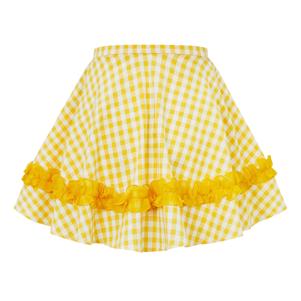 Gingham Mini Skirt