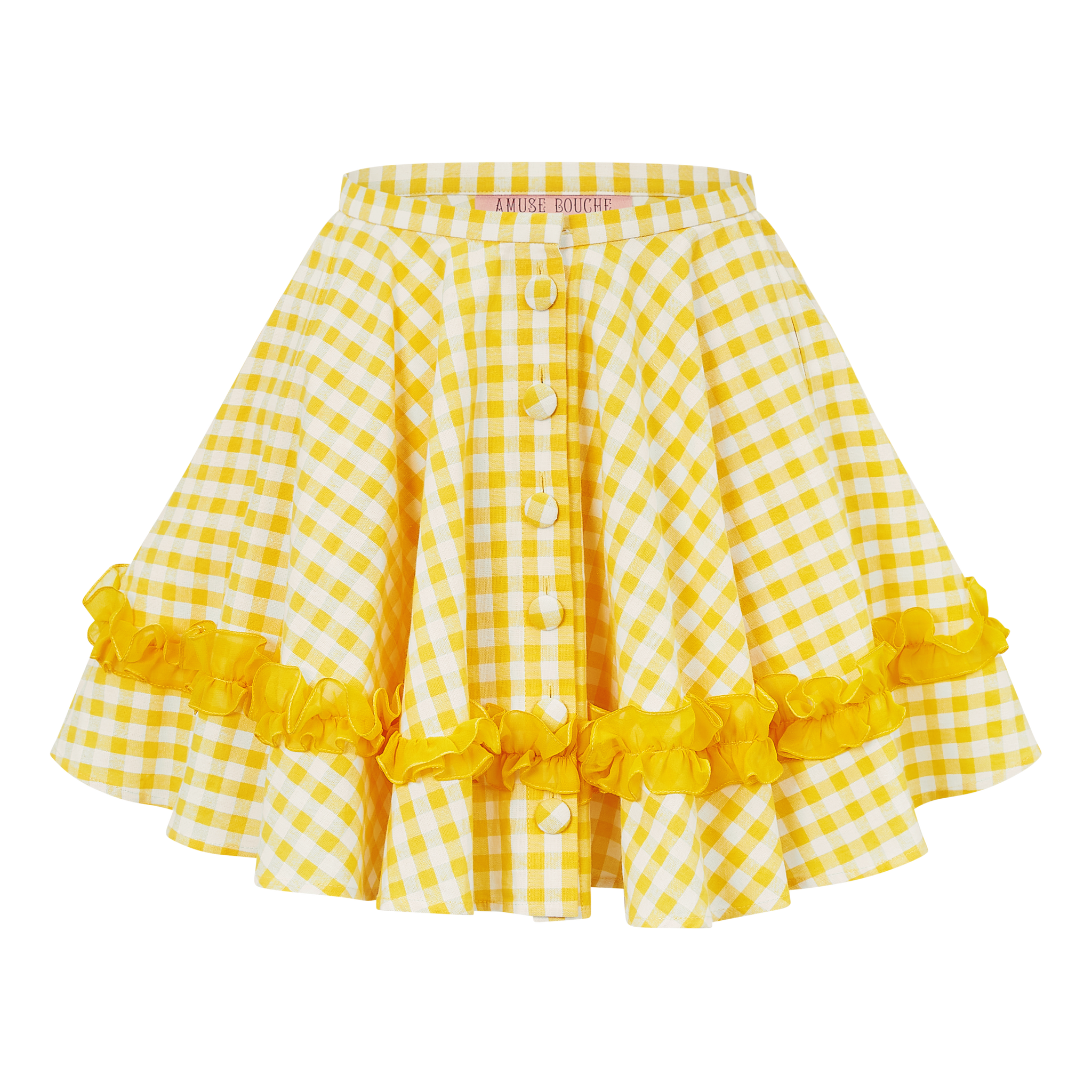 Gingham Mini Skirt