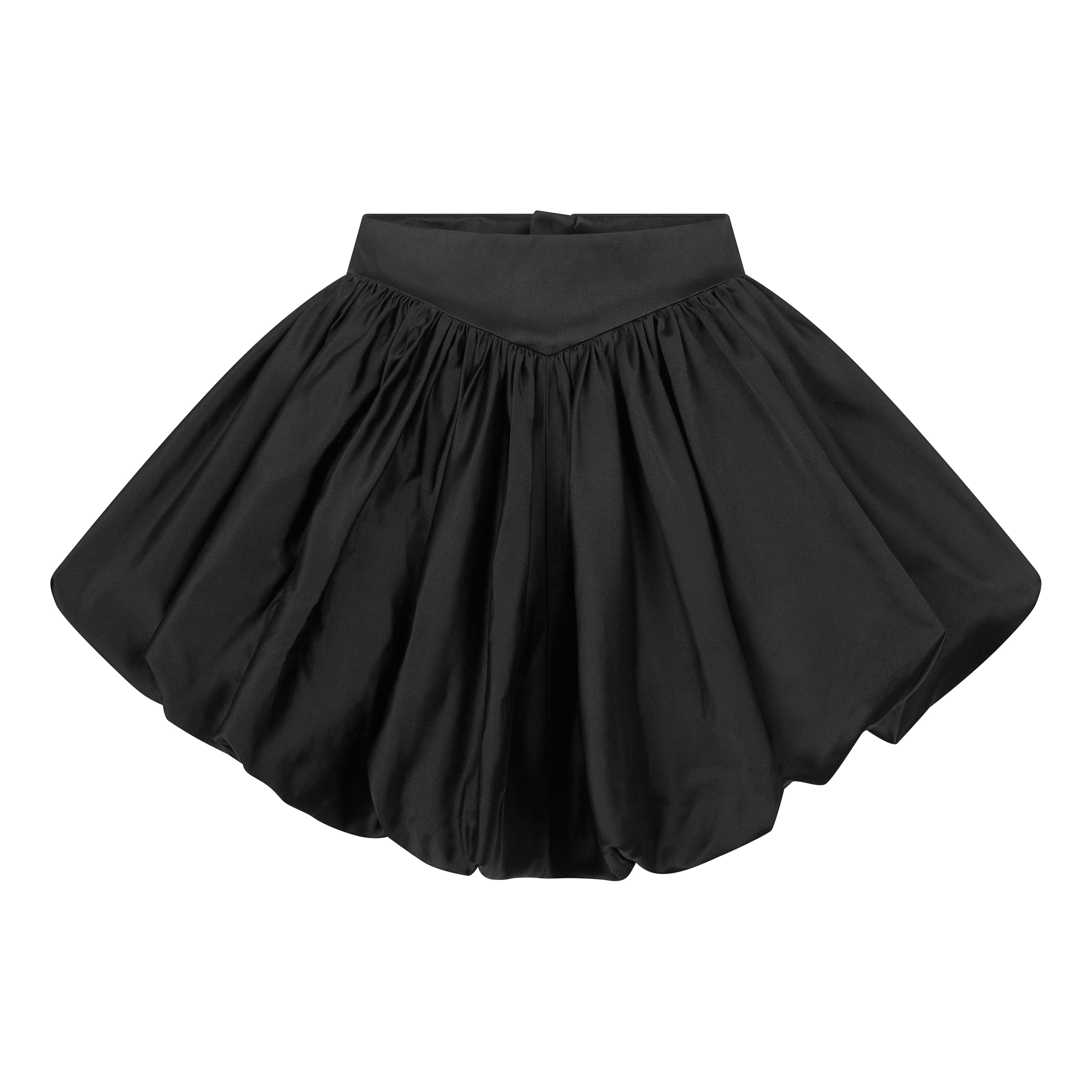 S ring balloon skirt ブラック　theredthread Theredthread S ring balloon skirt