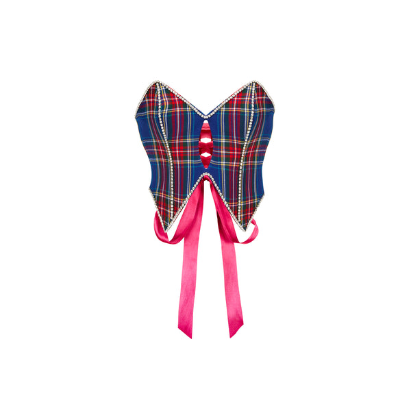 Baby Vamp Tartan Corset