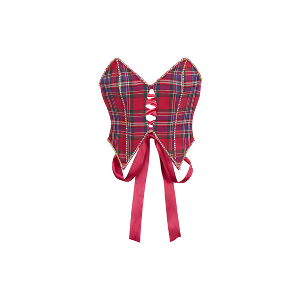 Baby Vamp Tartan Corset